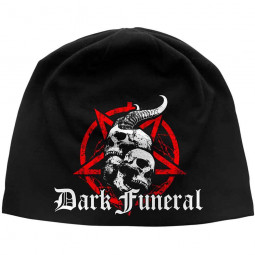 DARK FUNERAL - SKULLS & PENTAGRAM (BEANIE) - ČEPICE