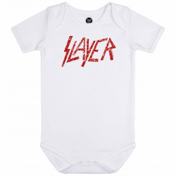 SLAYER - LOGO RED (WHITE) - BODY