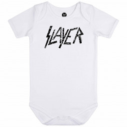 SLAYER - LOGO BLACK (WHITE) - BODY