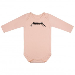 METALLICA - LOGO BLACK (LS) (PINK) - BODY