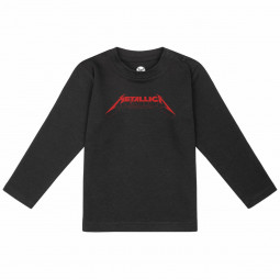 METALLICA - LOGO RED (LS) - TRIKO MIMINKO