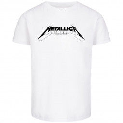 METALLICA - LOGO BLACK (WHITE) - TRIKO DĚTSKÉ