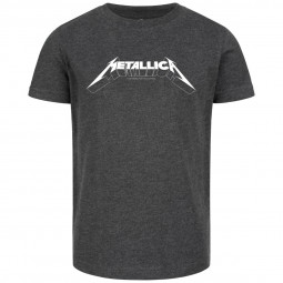 METALLICA - LOGO WHITE (GREY) - TRIKO DĚTSKÉ