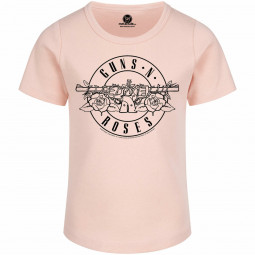 GUNS N' ROSES - BULLET OUTLINE (PINK) - TRIKO HOLČIČÍ