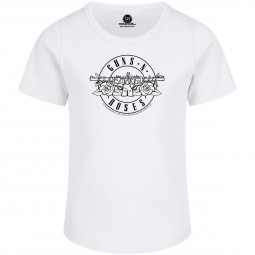 GUNS N' ROSES - BULLET OUTLINE (WHITE) - TRIKO HOLČIČÍ