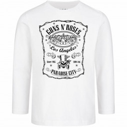 GUNS N' ROSES - PARADISE CITY (WHITE) (LS) - TRIKO DĚTSKÉ