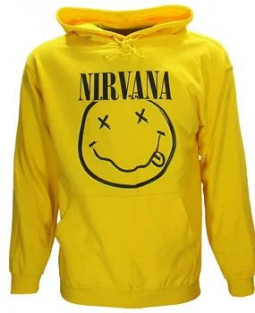 NIRVANA - INVERSE HAPPY FACE (YELLOW) - MIKINA