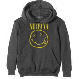 NIRVANA - XEROX HAPPY FACE (GREY) - MIKINA