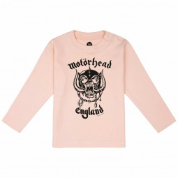 MOTÖRHEAD - ENGLAND (STENCIL) (PINK) (LS) - TRIKO MIMINKO