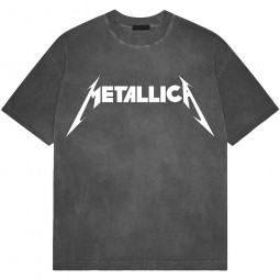 METALLICA - LOGO (STONE WASH) - TRIKO