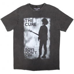 THE CURE - BOYS DON'T CRY BLACK & WHITE (CHARCOAL GREY) - TRIKO