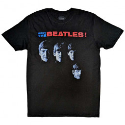 BEATLES - MEET THE BEATLES (BLACK) - TRIKO