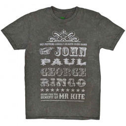 BEATLES - MR KITE SNOW WASH (CHARCOAL GREY) (WASH COLLECTION) - TRIKO